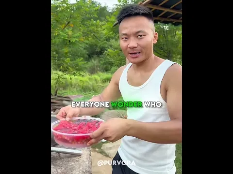He Made a Giant Watermelon Feast for His Friends 🍉🐷