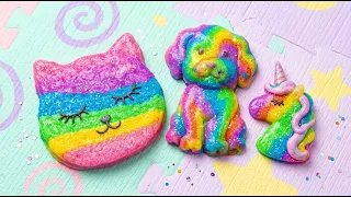 صنع سلايم ألوان الطيف وألعاب ضغط ممتعة! 🌈✨ أفكار حرف يدوية سهلة