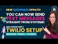 NEW Your First Step to Set Up SMS Messaging in Systeme io Beginner Twilio Tutorial