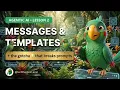 Agentic AI How To Use Messages Prompt Templates in LangChain Lesson 2