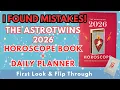 Astrotwins 2026 Horoscope Book Daily Planner Flip-Through I Found a Mistake Astrology Review