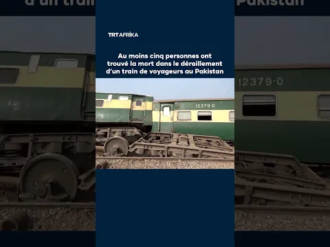 #Pakistan : 5 morts dans le déraillement d'un train de voyageurs