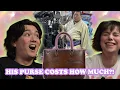 Lagu Sumo Wrestlers LOVE purses - so i made my husband guess the prices