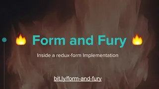 Form and Fury inside a redux-form Implementation - Joe Stanco ReactNYC