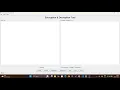 Encryption Decryption Tool Java Swing AES-256 GCM PBKDF2