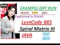 Spiral Matrix III Leetcode 885 Java Code Developer Coder
