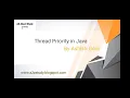 Thread Priority in Java in Hindi - Threading