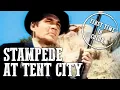 Bat Masterson - Stampede at Tent City S1 EP4 COLORIZED Western TV Series