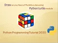 Draw any surface of Rubik s Cube using Python Turtle module Basic Python Programming Learn Python