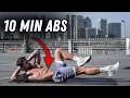 10 Min ABS Workout No Equipment Follow Along Rowan Row
