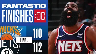 Final 0 58 of INTENSE ENDING to Nets vs Knicks Battle of Boroughs