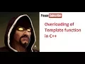 part 44 overloading of Template Function