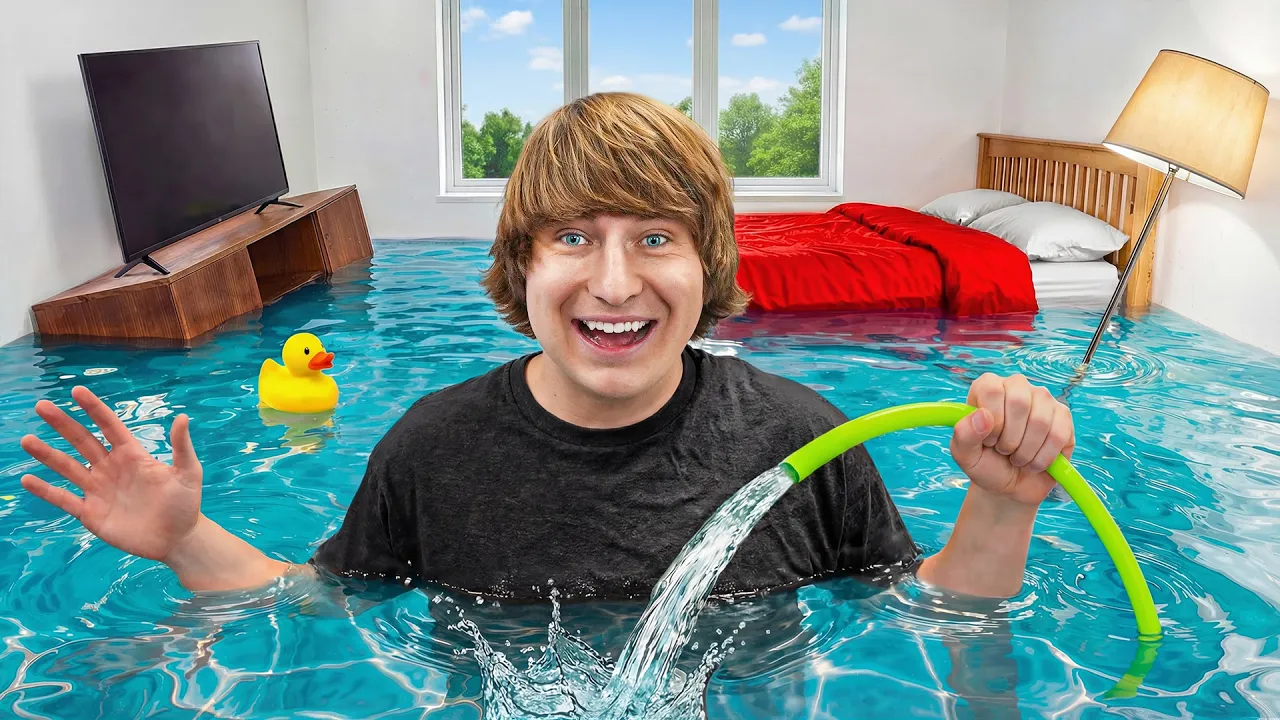 I Turned My Bedroom Into A Fish Tank!