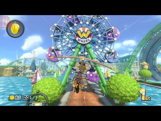Cemu 1.15.6 4kIR | Mario Kart 8 Gameplay