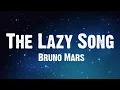 Download Lagu Bruno Mars - The Lazy Song (Lyrics)