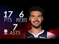 Cameron Johnson 17 pts 6 rebs 7 asts vs Blazers season