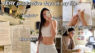 Download STUDY VLOG | the MOST productive days in my life | finals week vlog, lots of note taking \u0026 more MP3