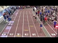 Last Leg of 4x8 relay for Class B Maine Indoor State Championships