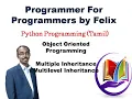 Python Object Oriented Programming Multiple Inheritance Multilevel Inheritance Tamil
