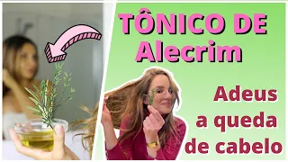 O Melhor Tônico Capilar De Alecrim Para Queda De Cabelo | Dra Bruna Scalco
