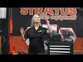 Stratus 2 Post Clear Floor Height Adj Direct Drive 10k Capacity Single Manual Release Car Lift C10A