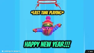 ????*HAPPY NEW YEAR STREAM* LAST TIME PLAYING FINALS MARATHON MODE (Fall Guys Ultimate Knockout)