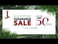 J Summer Clearance Sale 2025
