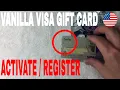 How To Activate And Register Vanilla Visa Gift Card