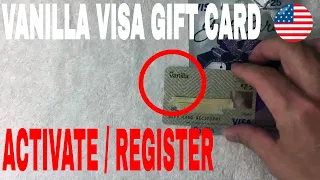 How To Activate And Register Vanilla Visa Gift Card