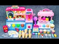 Download Lagu 14 Minutes Satisfying with Unboxing Cute Pink Ice Cream Store Cash Register ASMR | Review Toys