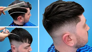 Download Men's Haircut Fade Tutorial | Step By Step Barber Lesson MP3