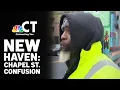 Longtime residents navigate traffic as changes on New Haven s Chapel Street go into effect