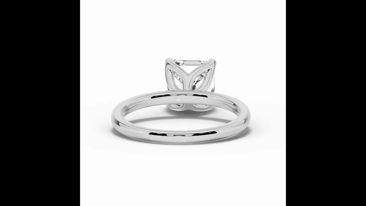Asscher Lustre Solitaire