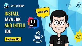 How to install jdk and intellij ide Lecture 05 java development kit Bangla