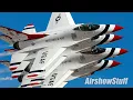 USAF Thunderbirds 2022 Final Performance - Nellis AFB Airshow 2022