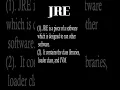 Difference Between JDK JRE and JVM in 1 minute Interview Question