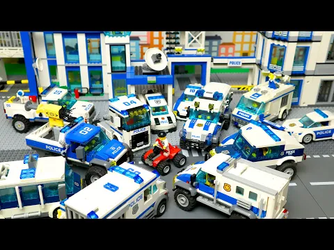 LEGO Cars and Trucks for kids and big Police station