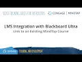 MindTap Linking to an Exiting Course in Blackboard Ultra