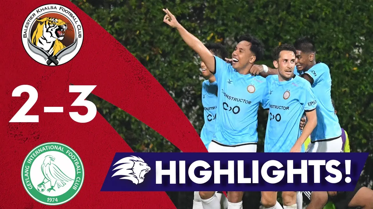 Eagles come from behind to claim VICTORY! | 2023 SPL: Balestier Khalsa vs Geylang International