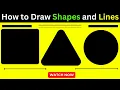 CorelDRAW Tutorial for Beginners How to Make Basic Shapes Complete CorelDRAW Course - Class 3