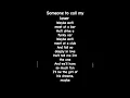 Lagu someone to call my lover lyrics by Janet Jackson