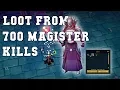 Loot from 700 Magister Kills