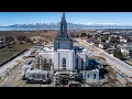 Fire breaks out in under construction Orem Temple