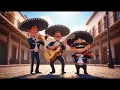 La Cucaracha 🐞🎶 | Mariachis Animados Cantando Canción Mexicana Tradicional