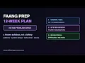 FAANG Interview Prep The 12-Week Plan