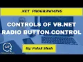 VB Net Controls RadioButton Control Net Programming BitOxygen Academy