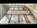 DIY GRID MIRROR Unleashing Creativity with Affordable Materials