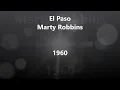Lyrics~El Paso-Marty Robbins