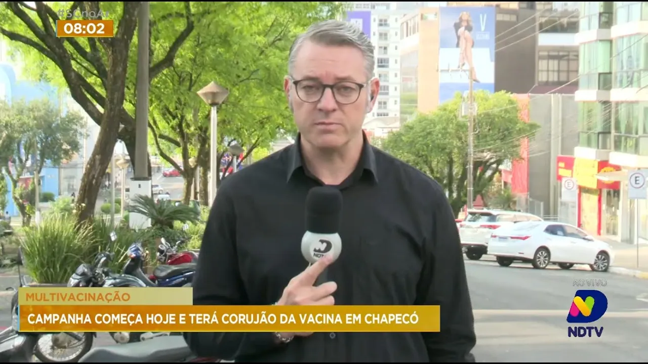 Multivacinação: campanha começa nesta segunda-feira e terá corujão da vacina em Chapecó