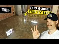 Transform your concrete floor with clear epoxy old coating removal